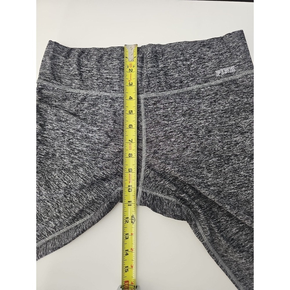 Pink Victoria Secret Yoga Pants Women's Medium Gray Capri Cropped Leggings‎ - Picture 15 of 16